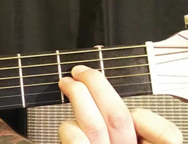 guitar chords and finger placement